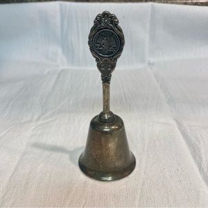 Vintage Silver Illinois State Souvenir Bell